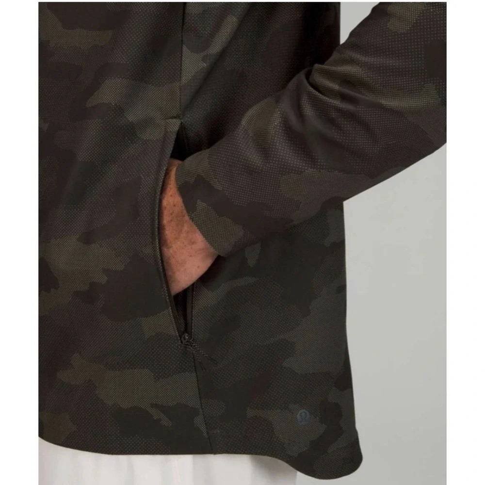 Lululemon Warp Light Packable Jacket Camo Rosemary Green Size L: Hiking, Outdoor - Picture 2 of 12